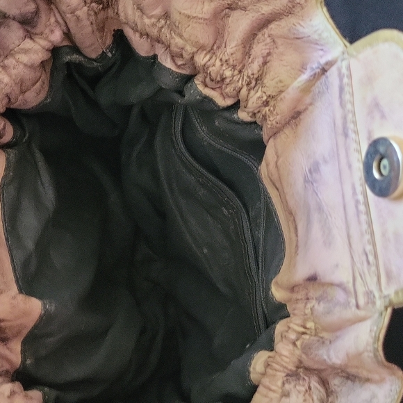 Vintage Handpainted Leather Purse - Picture 6 of 6